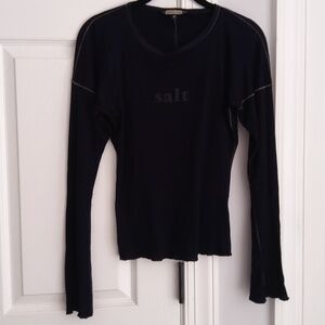 ROZAE NICHOLS💥Nwot💥Navy 'salt' Top